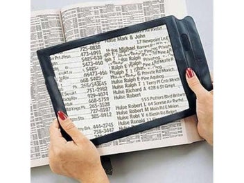 Listing 2 of 7 for A4 Lenses Large Sheet Magnifier Magnifying Glass Book Reading Lens Page Glass