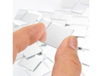 Listing 3 of 9 for NEW Good 500Pcs 10x10mm/15x15mm Mini Glass Square Mirror Mosaic Tiles Wall