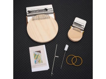 Listing 6 of 9 for Small Wooden Loom Speedweve Type Weave DIY Textile Tool Darning Machine Fun