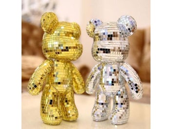 Listing 4 of 9 for New Self-Adhesive Real Glass Craft Mini Square Mirrors Mosaic Tiles Stickers