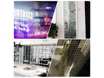 Listing 7 of 9 for New Self-Adhesive Real Glass Craft Mini Square Mirrors Mosaic Tiles Stickers