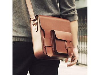 Listing 5 of 8 for 1Set DIY Hand Template Fashion Men's Crossbody Bag Leather Craft Pattern Kraft