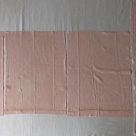 Listing 10 of 13 for Vintage Pale Baby Pink Japanese Silk Fabric Pieces Crafts Sewing