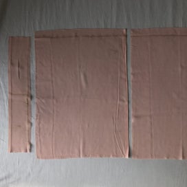 Listing 13 of 13 for Vintage Pale Baby Pink Japanese Silk Fabric Pieces Crafts Sewing