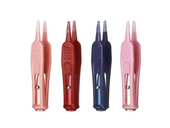 Listing 3 of 10 for Safety Forceps With LED Light Baby Dig Booger Clip Infants Clean Ear Nose Navel
