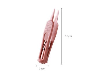 Listing 8 of 10 for Safety Forceps With LED Light Baby Dig Booger Clip Infants Clean Ear Nose Navel