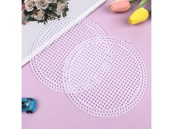 Listing 6 of 9 for 1 Set Plastic Knitting Helper Knit Sheet DIY Wire Woven Hanging Bag Easy