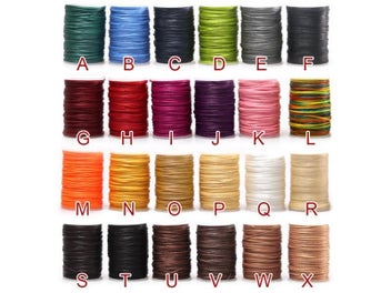 Listing 8 of 10 for 210D Leather Sewing Waxed Thread Cord Leather Craft 1.2mm Diameter String