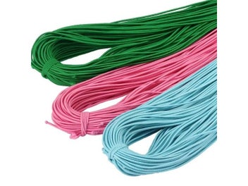 Listing 7 of 10 for 2mm Colorful High-Quality Round Elastic Band Round Elastic Rope Rubber Band