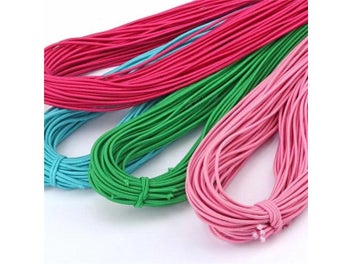 Listing 8 of 10 for 2mm Colorful High-Quality Round Elastic Band Round Elastic Rope Rubber Band