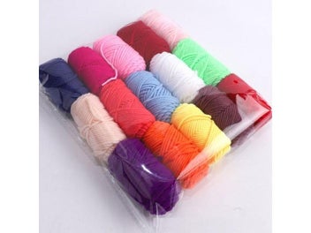 Listing 7 of 9 for 10 Colors Wool Yarns DIY Poke Punch Needle Embroidery Kits For Starter Craft