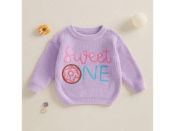 Listing 5 of 12 for Baby Girls Sweater Pullover Jumper