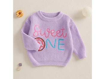 Listing 7 of 12 for Baby Girls Sweater Pullover Jumper