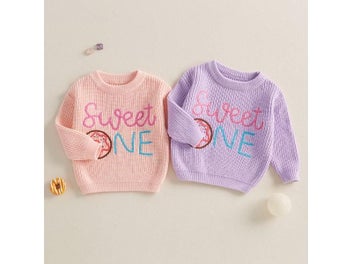 Listing 10 of 12 for Baby Girls Sweater Pullover Jumper