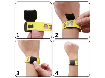 Listing 5 of 9 for 8 Pcs Kids Anti-lost Info Wrist Band Children Reusable Outdoor Safe ID Bracelet