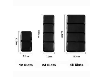 Listing 7 of 9 for Art Supplies Creative Empty Paint Palette Watercolor Storage Case Pigment Box
