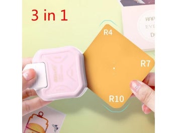 Listing 3 of 8 for 3-In-1 Mini Corner Trimmer Corner Rounder Punch R4/R7/R10mm Round Corner