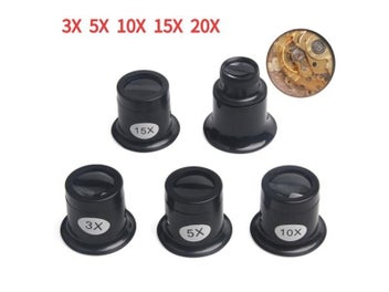 Listing 3 of 9 for 3X 5X 10X 15X 20X Jeweler Watch Magnifier Tool Portable Monocular Magnifying