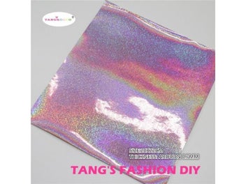 Listing 1 of 8 for 6pcs- 20X22CM DIY Hair Bow Material Dark Pink Color Mix DIY PU Synthetic