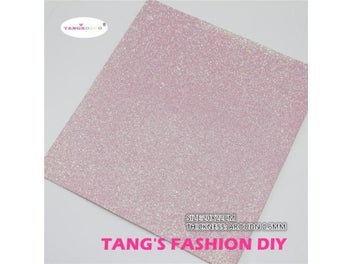 Listing 4 of 8 for 6pcs- 20X22CM DIY Hair Bow Material Dark Pink Color Mix DIY PU Synthetic