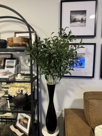 Listing 16 of 18 for Artificial plants with tall glass vase