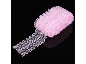 Listing 5 of 10 for Multi Color 5 Yards/Lot Width 45mm Lace Ribbons DIY Embroidered Net Lace Trim