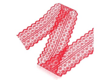 Listing 8 of 10 for Multi Color 5 Yards/Lot Width 45mm Lace Ribbons DIY Embroidered Net Lace Trim