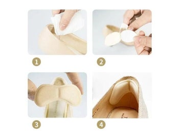 Listing 8 of 10 for 12 Pcs Heel Insoles Patch Pain Relief Anti-wear Cushion Pads Feet Care Heel