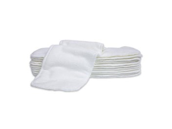 Listing 3 of 9 for 5pcs Diaper Inserts 3 Layers Microfiber Washable Reusable Inserts Super Water