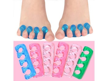 Listing 3 of 10 for Silicone Toe Spreaders For Nail Polish Application 2pcs Soft Finger Toe