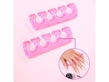 Listing 7 of 10 for Silicone Toe Spreaders For Nail Polish Application 2pcs Soft Finger Toe