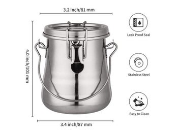 Listing 4 of 10 for Paint Brush Cleaner And Holder - Airtight Stainless Steel Brush Washer For