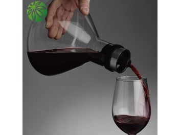 Listing 4 of 9 for Wine Decanter Crystal Red Wine Pourer Vivid Champagne Decanter Pyrex Glass