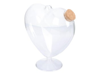 Listing 3 of 9 for Glass Jar Bottle Heart Wishing Jars Star Candy Origami Containers