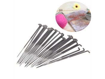Listing 1 of 10 for 10pcs Wool Felt Needle Iron Felting Needles DIY Felting Needlework Craft