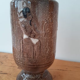 Listing 1 of 7 for Titian Egyptian urn vase. VG condition.