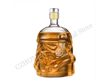 Listing 3 of 14 for 650ml Creative Storm Trooper Decanter White Soldier Glass Jug Liquor Bottle