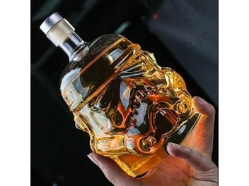 Listing 5 of 14 for 650ml Creative Storm Trooper Decanter White Soldier Glass Jug Liquor Bottle