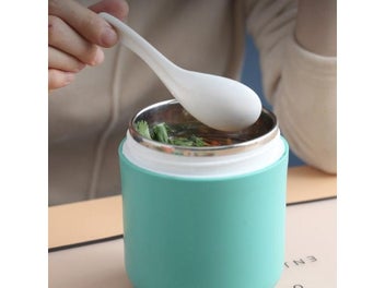 Listing 4 of 10 for Microwave Sealed Soup Cereal Cup Sealed And Insulated To Prevent Scalding For