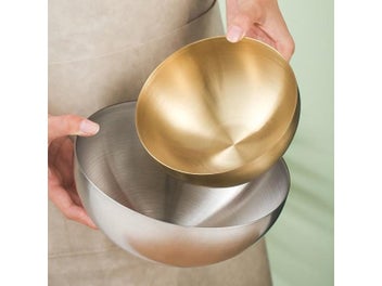 Listing 3 of 8 for Korean Style Cold Noodle Bowl Outdoor Stainless Steel Single Layer Golden