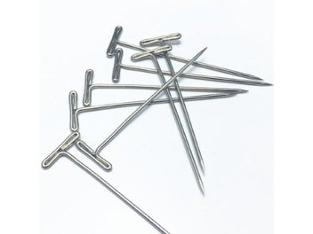 Listing 4 of 9 for 100pcs/lot T Pins Type Needle For Wig On Foam Head Style Brazilian Indian