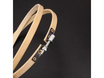 Listing 4 of 9 for DIY Embroidered Wreath Of Bamboo Cross-Stitch Tool Round Embroidery Frame