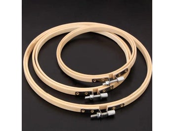 Listing 5 of 9 for DIY Embroidered Wreath Of Bamboo Cross-Stitch Tool Round Embroidery Frame