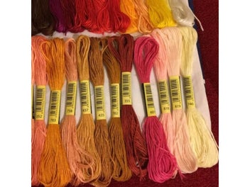 Listing 4 of 8 for 50pcs Anchor Similar Dmc Embroidery Floss Cross Stitch Cotton Embroidery Thread