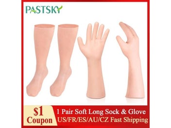 Listing 3 of 10 for 1 Pair Moisturize Long Sock Glove For Anti Cracking Dryness Feet Hand Skin Care