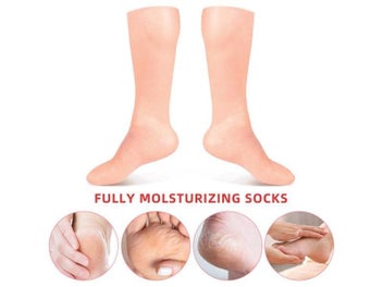 Listing 5 of 10 for 1 Pair Moisturize Long Sock Glove For Anti Cracking Dryness Feet Hand Skin Care