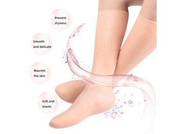 Listing 7 of 10 for 1 Pair Moisturize Long Sock Glove For Anti Cracking Dryness Feet Hand Skin Care