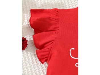 Listing 5 of 10 for Summer Adorable Ladybug Outfit 2pcs Set For Baby Girls Sleeveless T-shirt