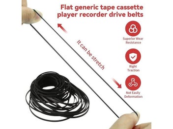 Listing 1 of 7 for 30/35/50pcs Mix Cassette Tape Replacement Rubber CD DVD Cassette Tape Recorder