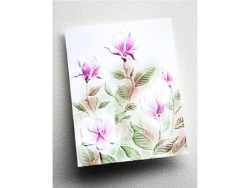 Listing 7 of 9 for New Marvellus Magnolia 3d Embossed Folder And Mold For Handmade Letters And